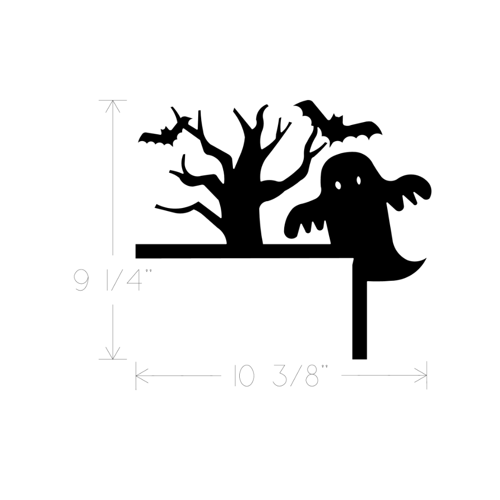 Metal Art - Halloween Ghost Corner Moulding