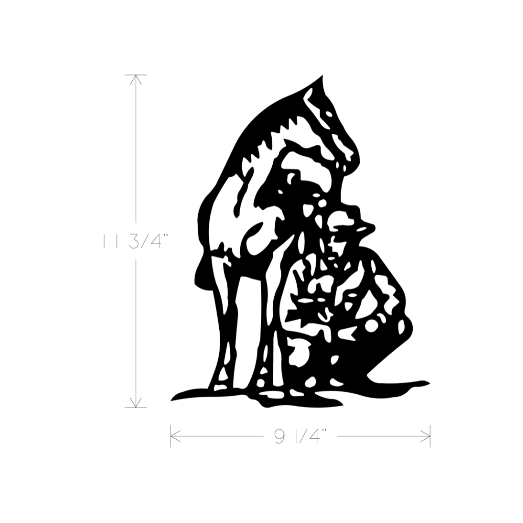 Metal Art - Man with Horse