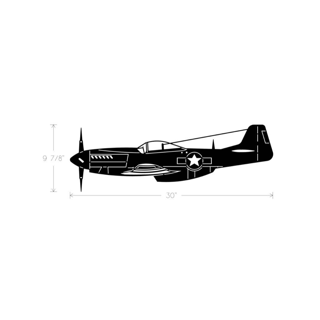 Metal Art - North American P-51 Mustang