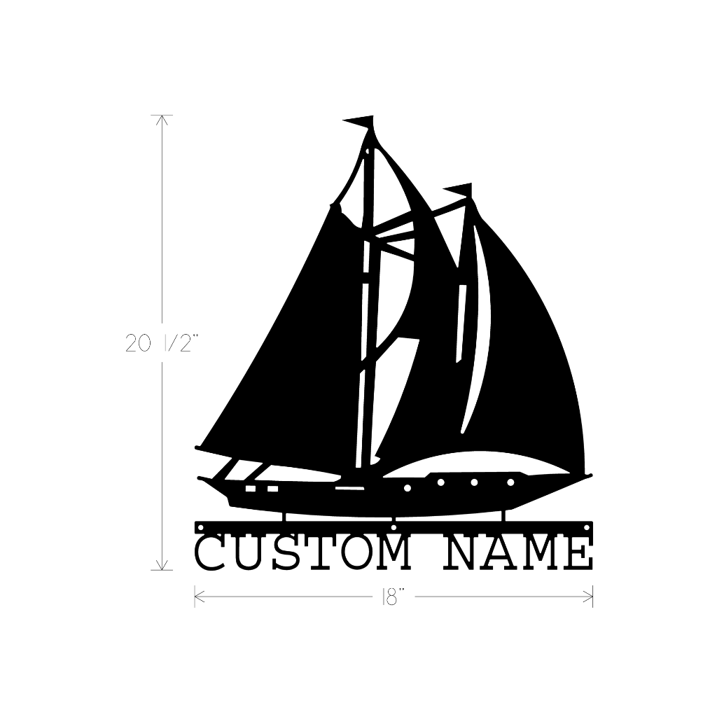 Metal Art - Sailboat Custom