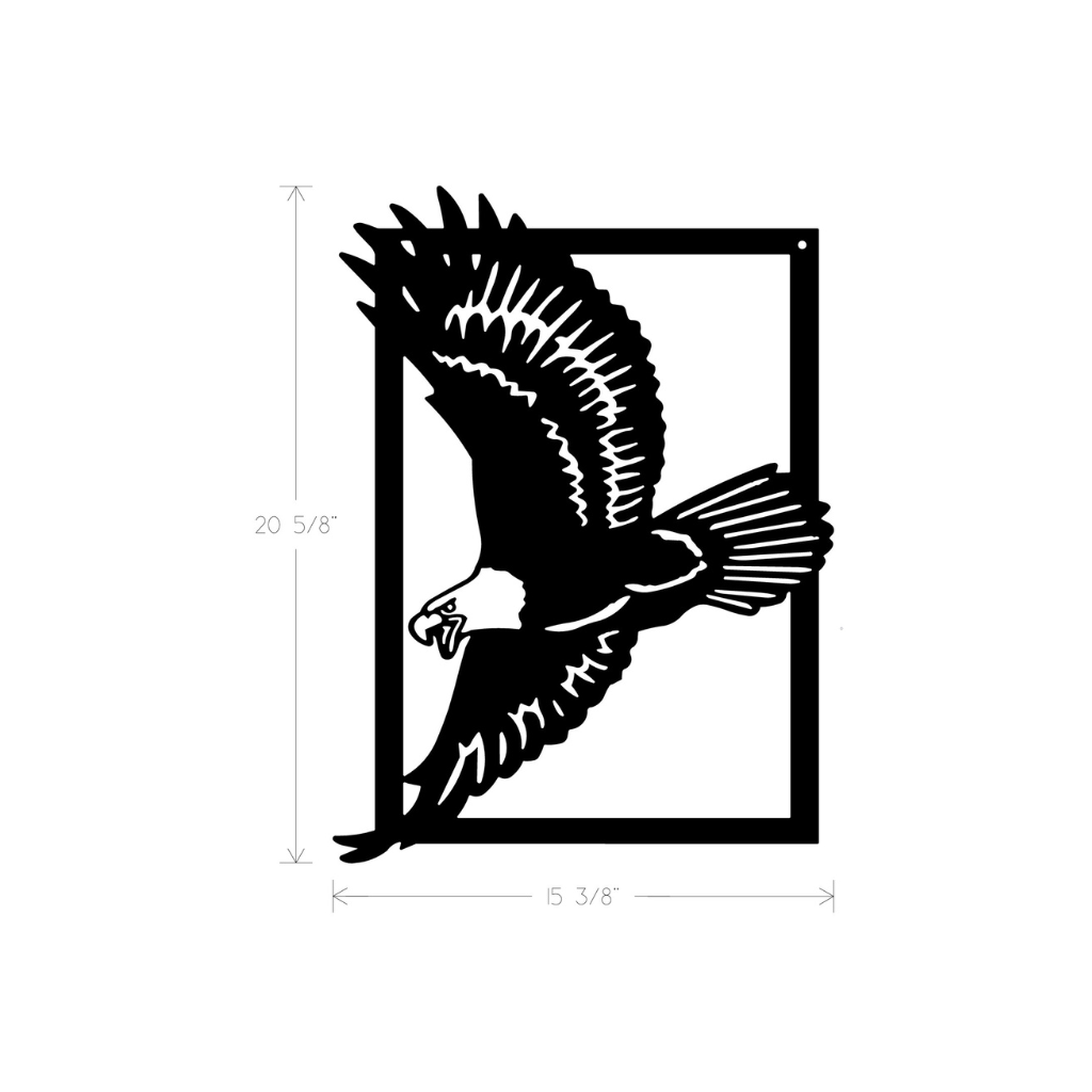 Metal Art - Bald Eagle Panel