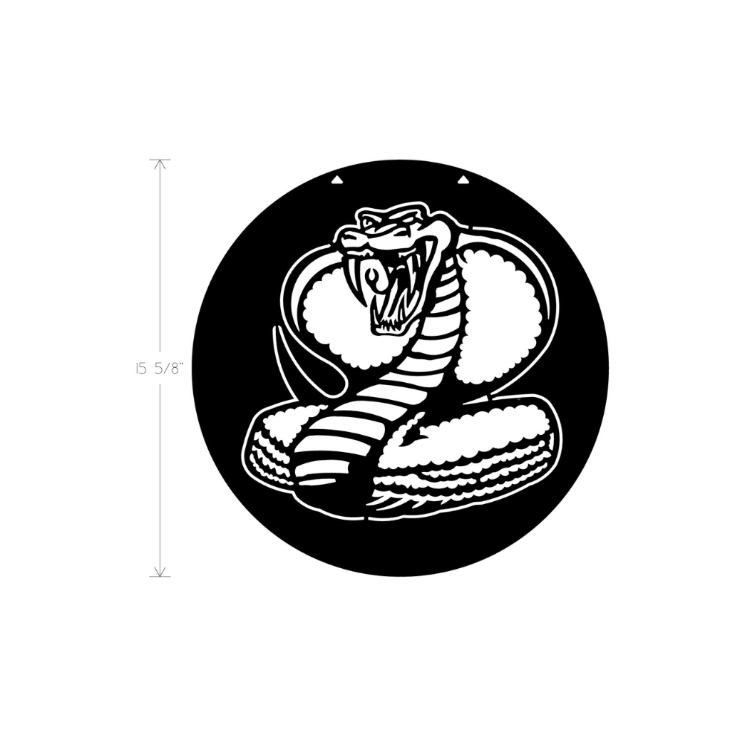 Metal Art - Cobra Plaque