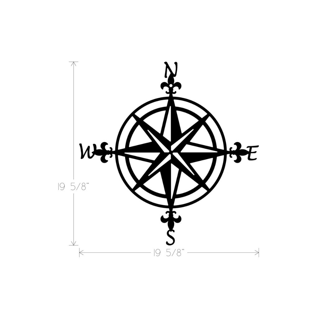 Metal Art - Compass Large