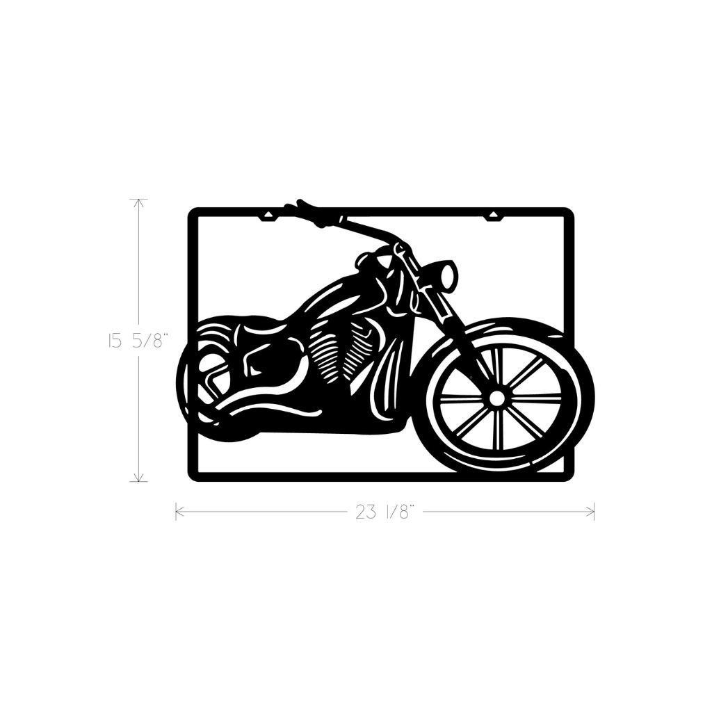 Metal Art - Harley Framed
