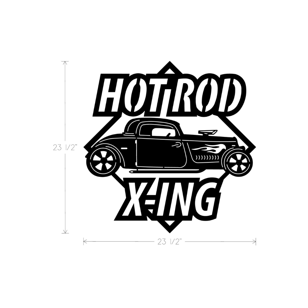 Metal Art - Hot Rod X-ing