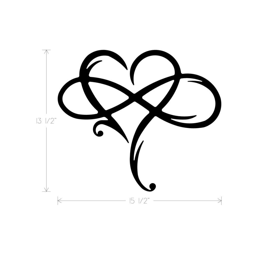 Metal Art - Infinity Heart
