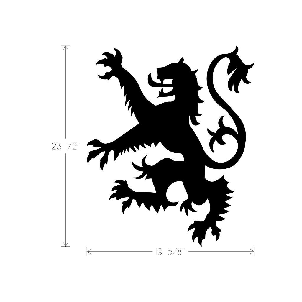 Metal Art - Lion Rampant