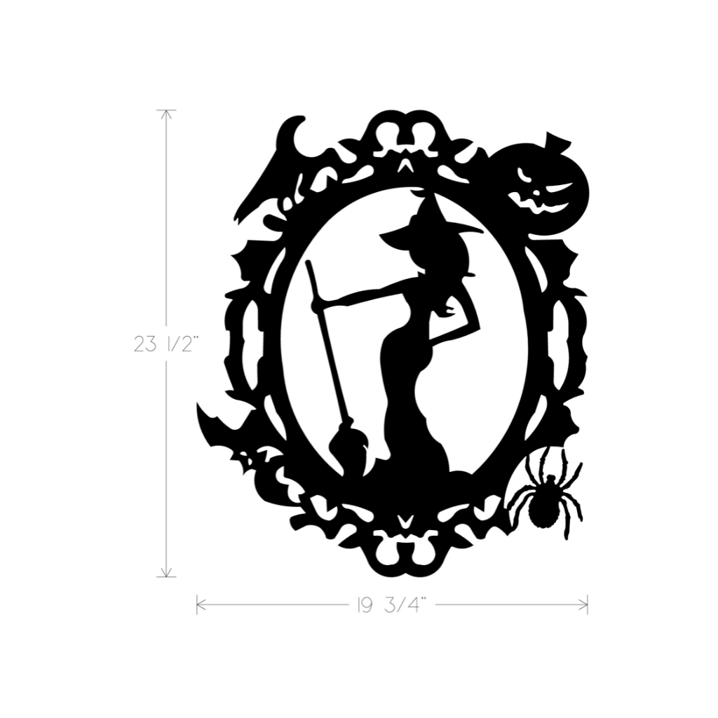 Metal Art - Sexy Witch in Mirror