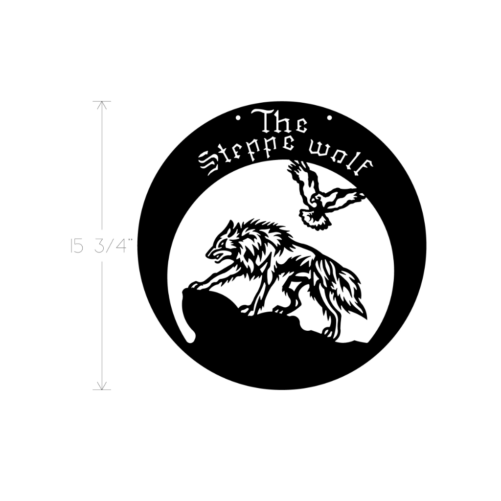 Metal Art - The Steppe Wolf