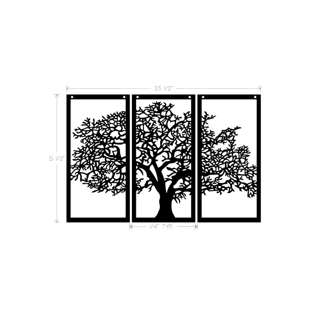 Metal Art - Tree of Life Panels