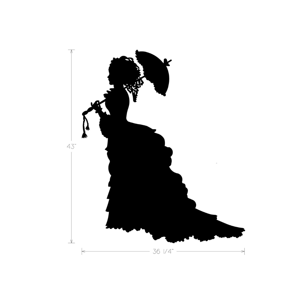 Metal Art - Victorian Lady Large