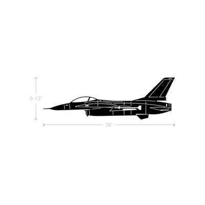 Metal Art - General Dynamics F-16 Fighting Falcon