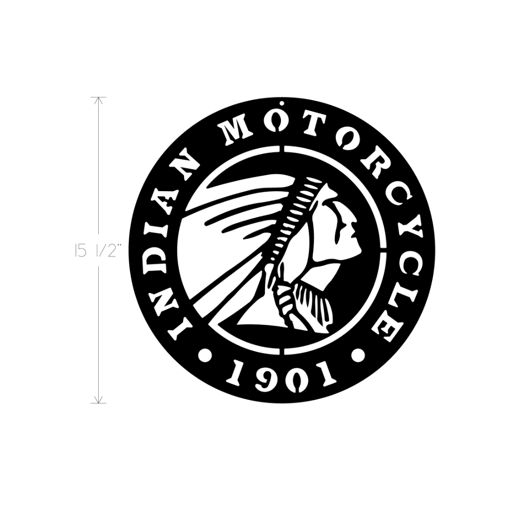 Metal Art  - Indian Motorcycle Latin