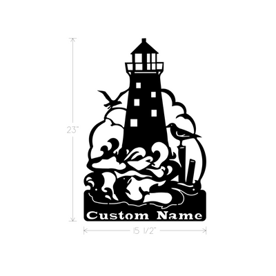 Metal Art - Lighthouse Custom