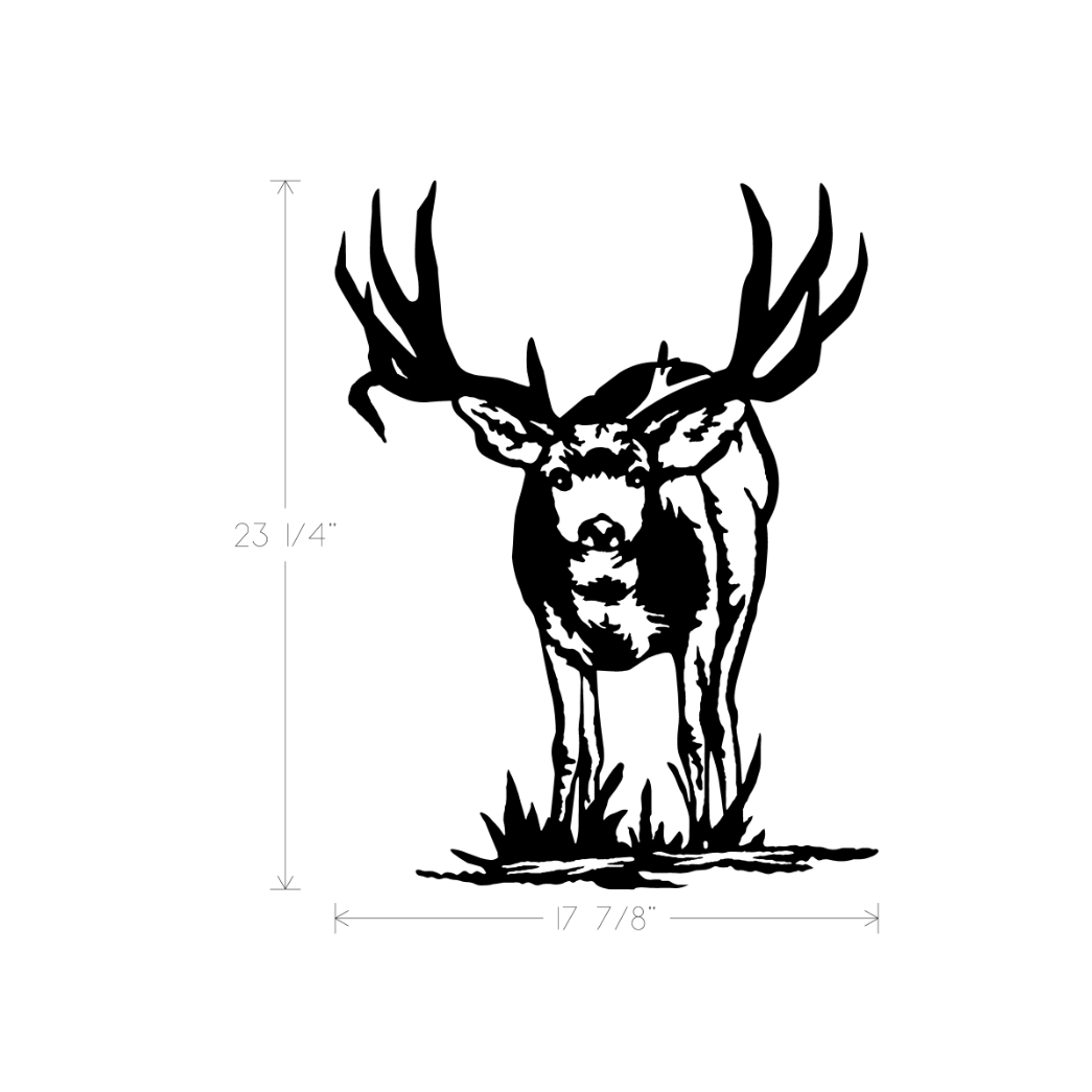Metal Art - Mule Deer