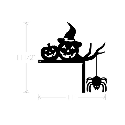 Metal Art - Halloween Pumpkin Corner Moulding