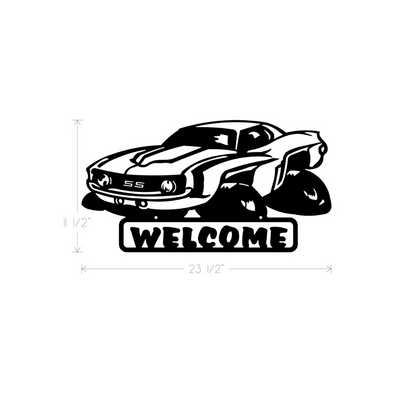 Metal Art - Camaro SS Welcome