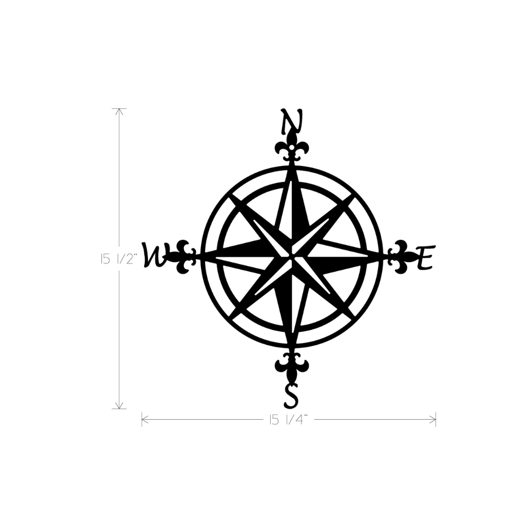 Metal Art - Compass Small