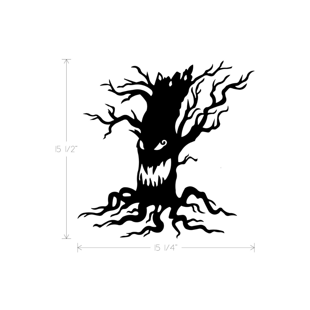 Metal Art - Haunted Tree 16" X 16"