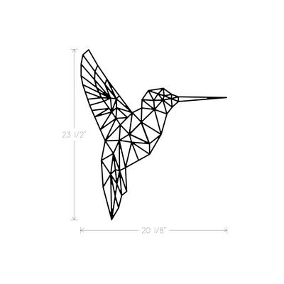 Metal Art - Hummingbird Silhouette