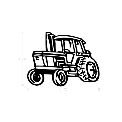 Metal Art - John Deere Tractor