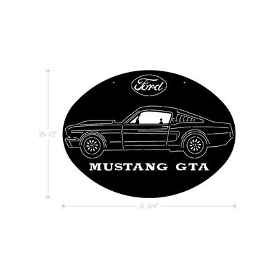 Metal Art - Mustang GTA Wall Panel
