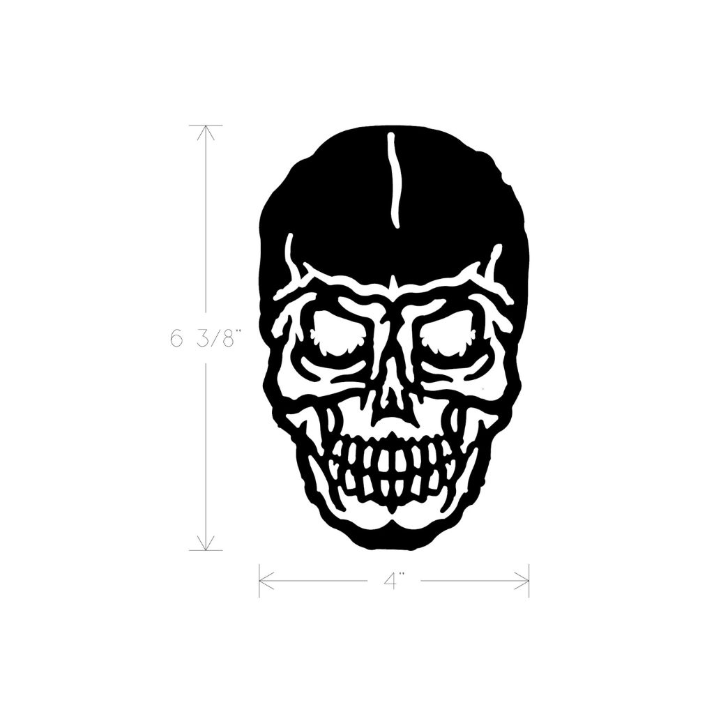 Metal Art - Skull 6"
