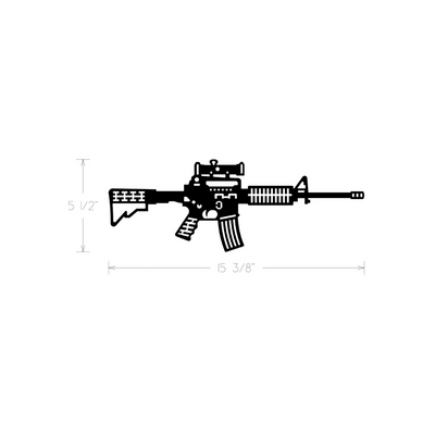 Metal Art - AR-15 Gun